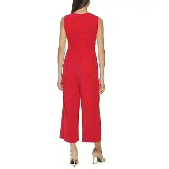 NEW! Calvin Klein Women's 6 Sleeveless Cutout Jumpsuit In Indigo NWT $139 - Picture 4 of 5